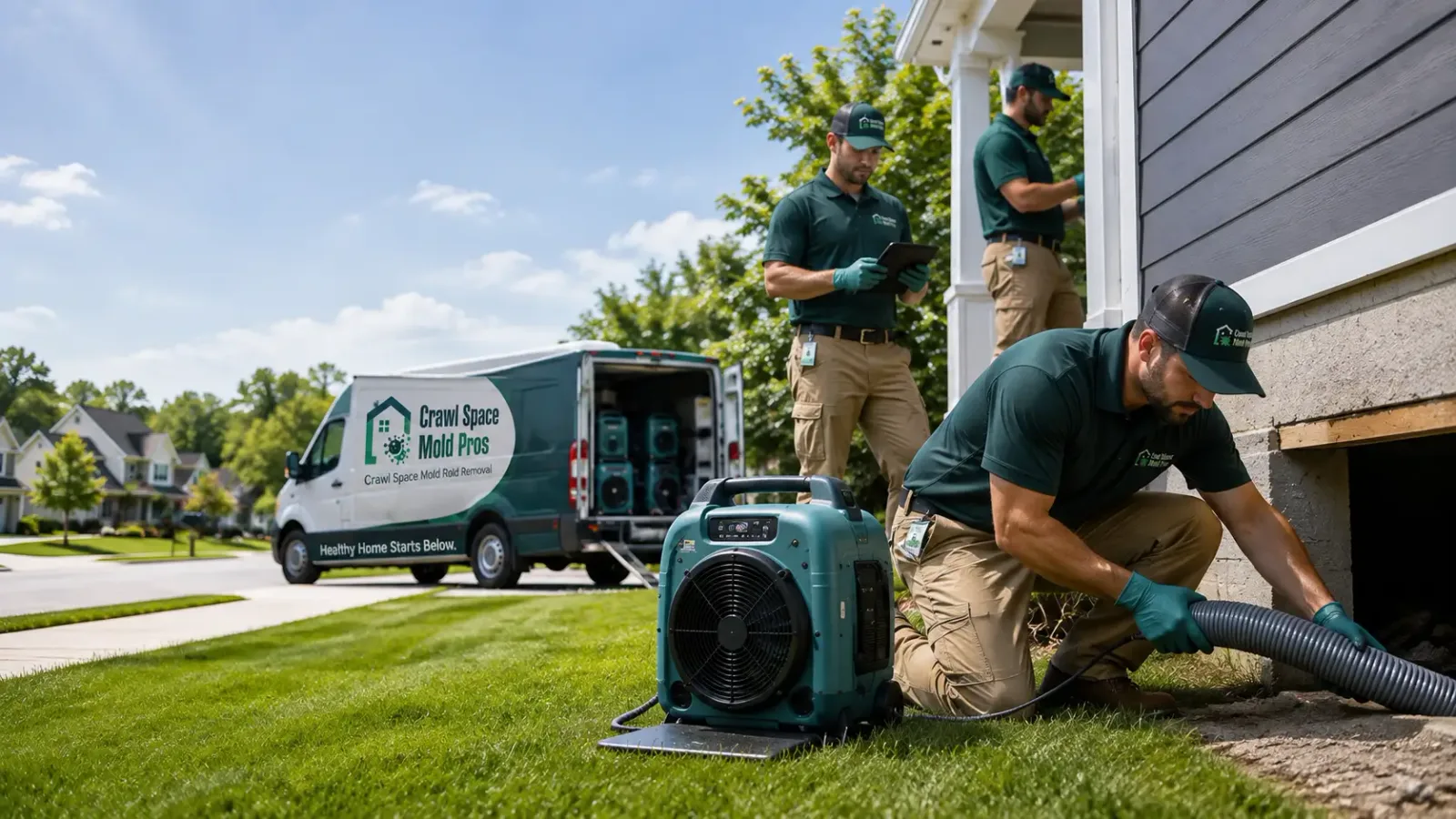Crawl Space Mold Removal in Ozark, IL